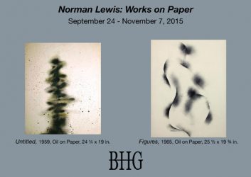 New Norman Lewis Works on Paper Card 9_25_15